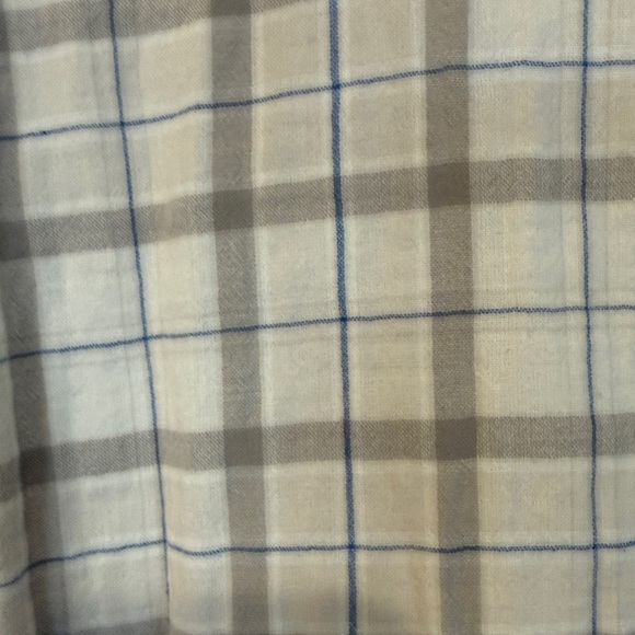 Banana Republic Men's Tan Plaid Button Down Shirt Size XLT - Picture 2 of 11